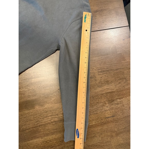 Banana Republic Mens Quarter Zip Pullover Sweater Charcoal Gray Size M New - Picture 4 of 6